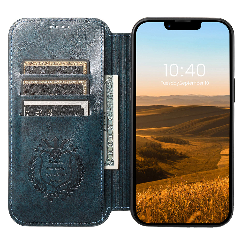 SUTENI J05 til iPhone 13 6,1 tommer Støvtæt telefontaske Stand Wallet Lædercover Kompatibel med MagSafe SUTENI J05 til iPhone 13 6,1 tommer Støvtæt telefontaske Stand Wallet Lædercover Kompatibel med MagSafe